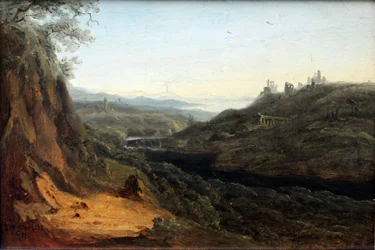Fantasie-Bergszene